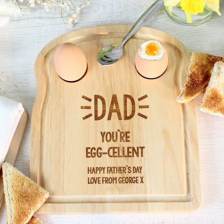 Buy Personalised Free Text Egg & Toast Board available now at www.giftsfinder.co.uk