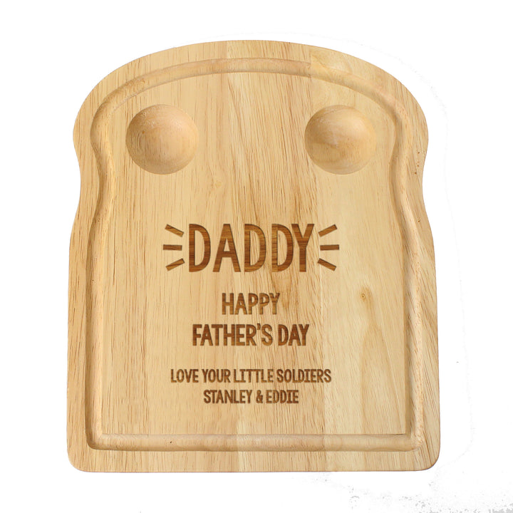 Buy Personalised Free Text Egg & Toast Board available now at www.giftsfinder.co.uk