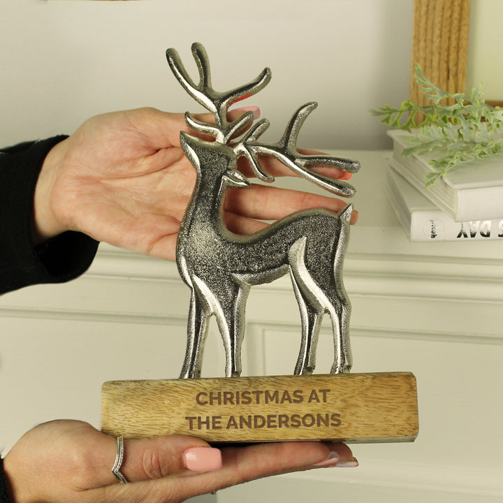 Personalised Stag Ornament - part of the Gifts Finder Personalised Ornaments & Keepsakes collection