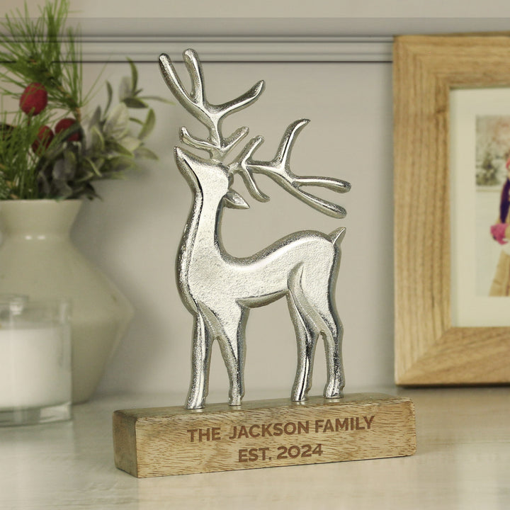 Personalised Stag Ornament - part of the Gifts Finder Personalised Ornaments & Keepsakes collection