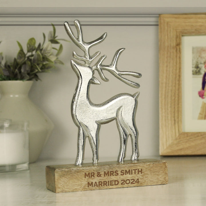 Personalised Stag Ornament - part of the Gifts Finder Personalised Ornaments & Keepsakes collection