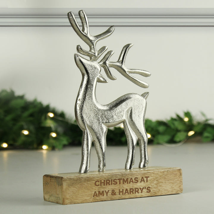 Personalised Stag Ornament - part of the Gifts Finder Personalised Ornaments & Keepsakes collection