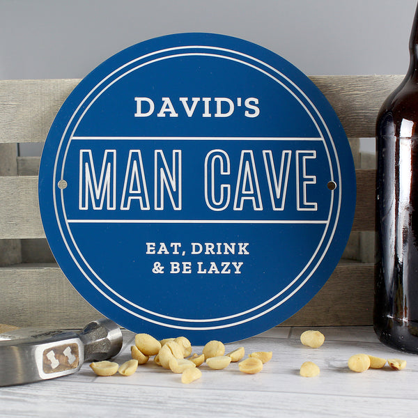 Personalised Man Cave Heritage Plaque - part of the Personalised House Signs & Plaques collection