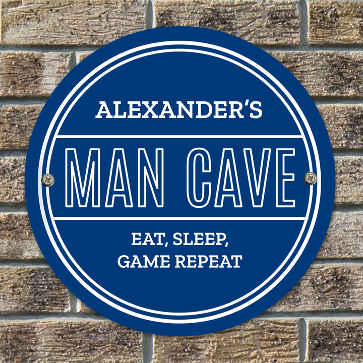 Buy Personalised Man Cave Heritage Plaque at www.giftsfinder.co.uk