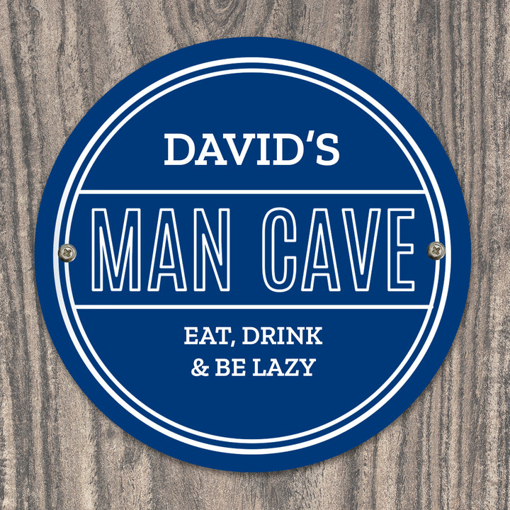 Buy Personalised Man Cave Heritage Plaque at www.giftsfinder.co.uk