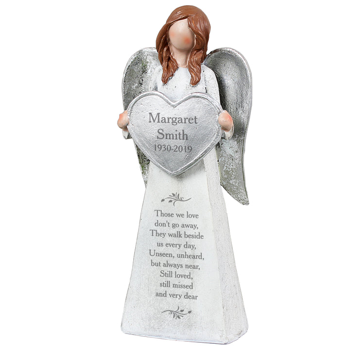 Buy Personalised Memorial Angel Ornament at www.giftsfinder.co.uk