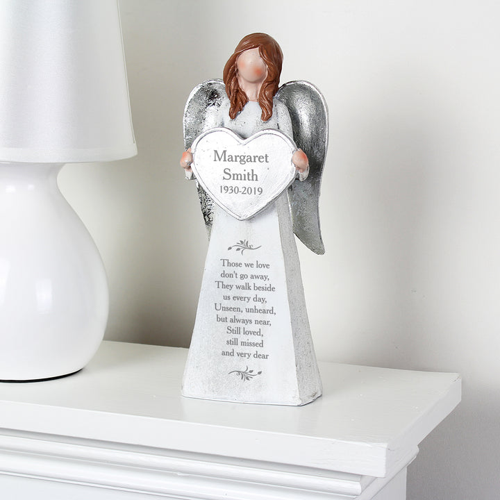 Buy Personalised Memorial Angel Ornament at www.giftsfinder.co.uk