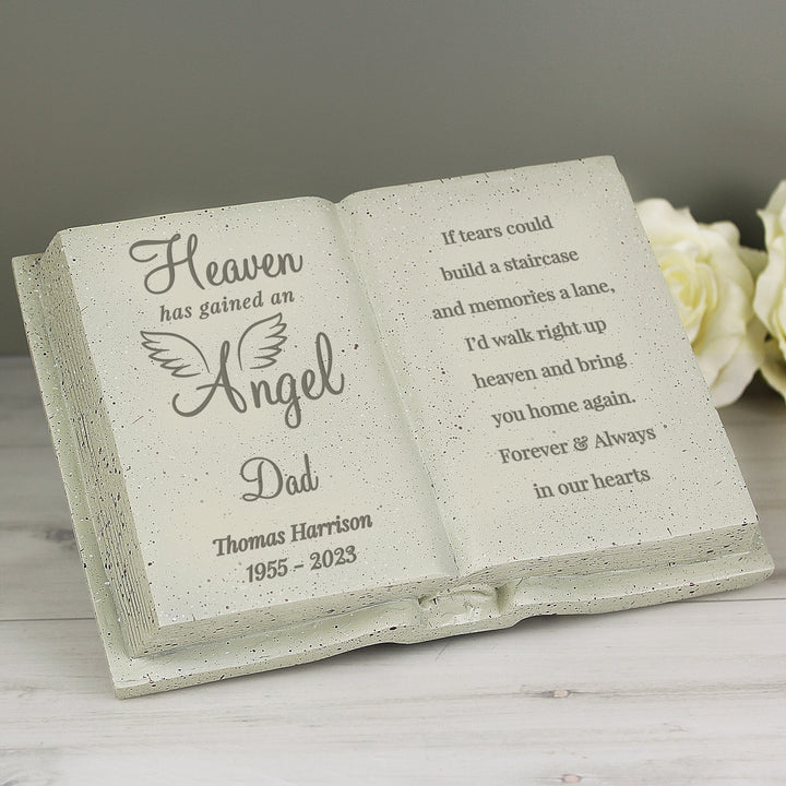 Buy Personalised Little Angel Memorial Book available now at www.giftsfinder.co.uk