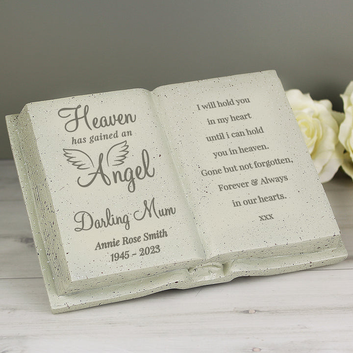 Buy Personalised Little Angel Memorial Book available now at www.giftsfinder.co.uk