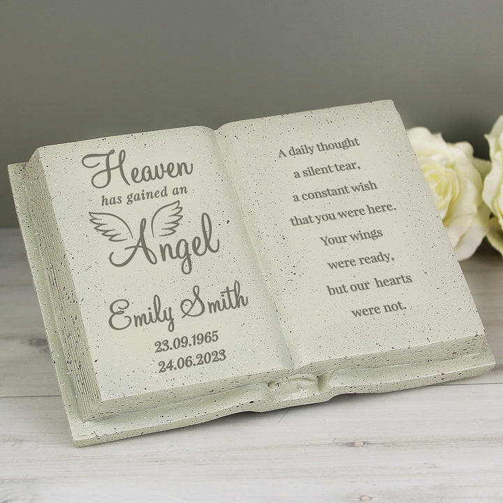 Buy Personalised Little Angel Memorial Book available now at www.giftsfinder.co.uk