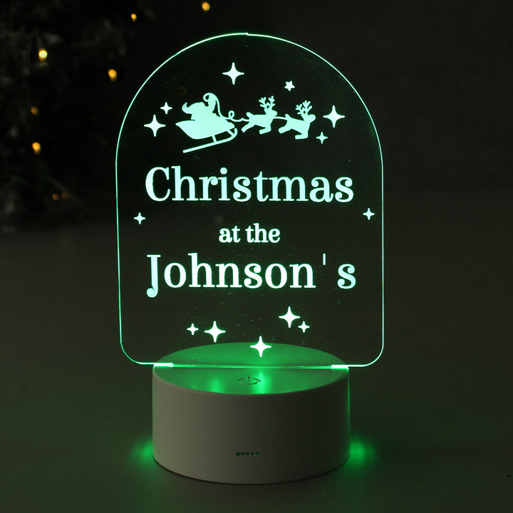 Buy Personalised Free Text Christmas LED Light available now at www.giftsfinder.co.uk