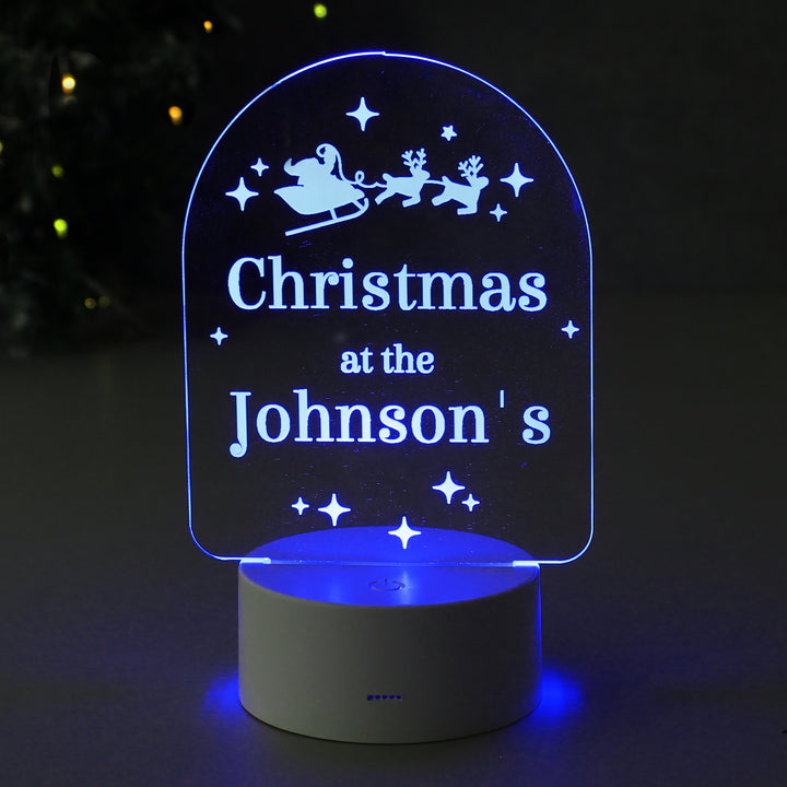 Buy Personalised Free Text Christmas LED Light available now at www.giftsfinder.co.uk