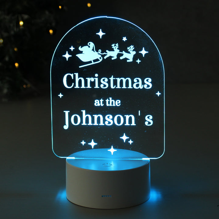 Buy Personalised Free Text Christmas LED Light available now at www.giftsfinder.co.uk