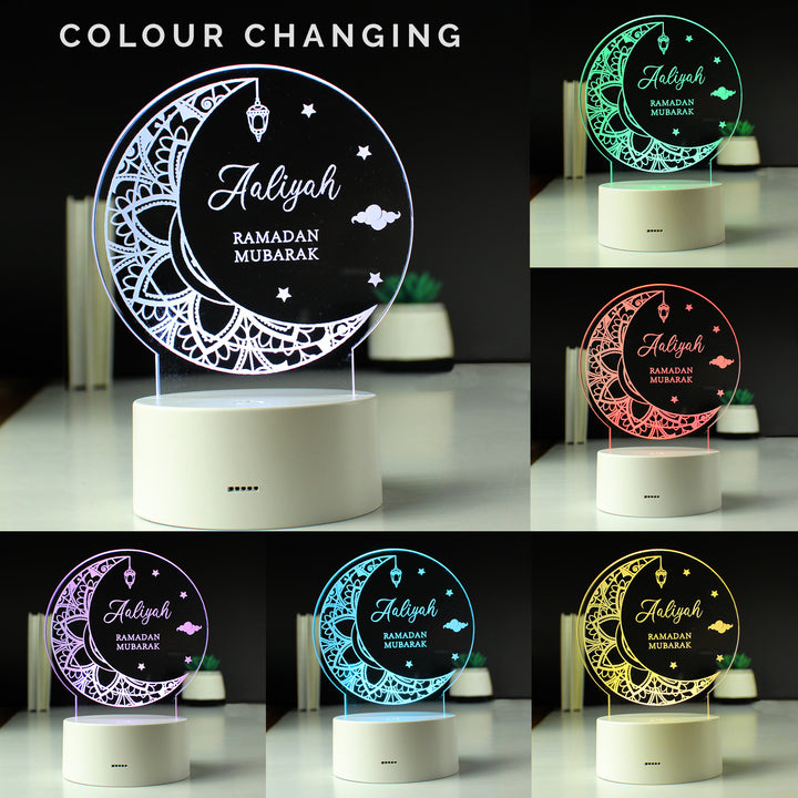 Buy Personalised Eid and Ramadan LED Light available now at www.giftsfinder.co.uk