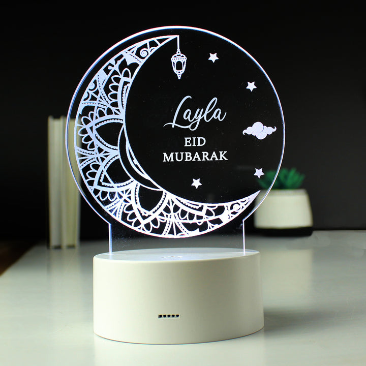 Buy Personalised Eid and Ramadan LED Light available now at www.giftsfinder.co.uk