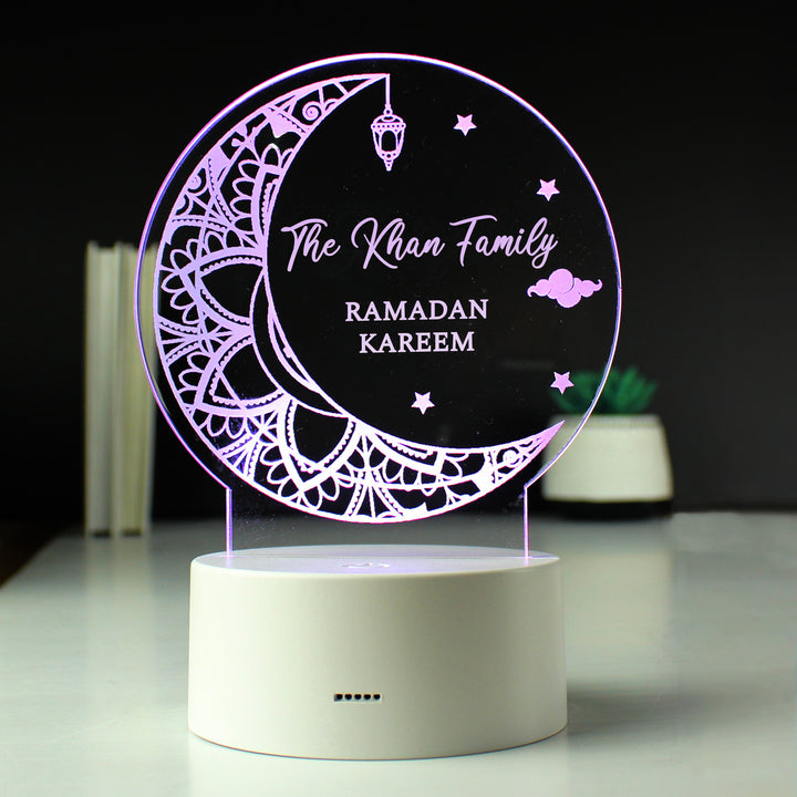 Buy Personalised Eid and Ramadan LED Light available now at www.giftsfinder.co.uk