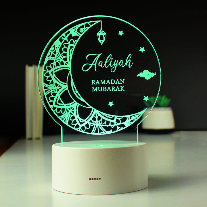 Buy Personalised Eid and Ramadan LED Light available now at www.giftsfinder.co.uk