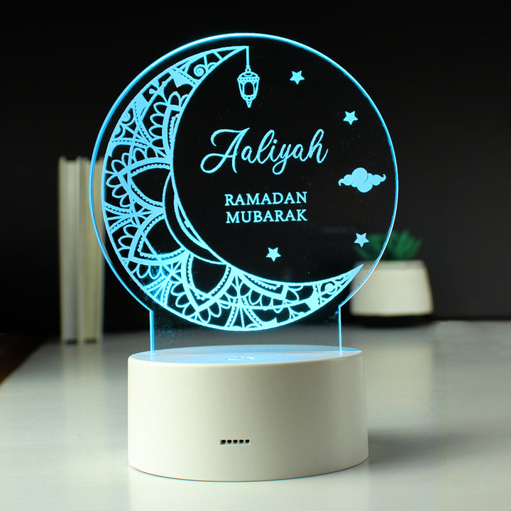 Buy Personalised Eid and Ramadan LED Light available now at www.giftsfinder.co.uk