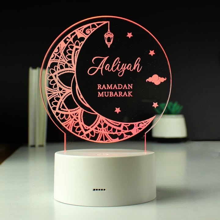 Buy Personalised Eid and Ramadan LED Light available now at www.giftsfinder.co.uk