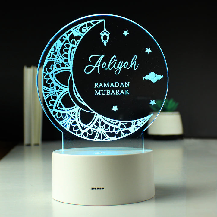 Buy Personalised Eid and Ramadan LED Light available now at www.giftsfinder.co.uk