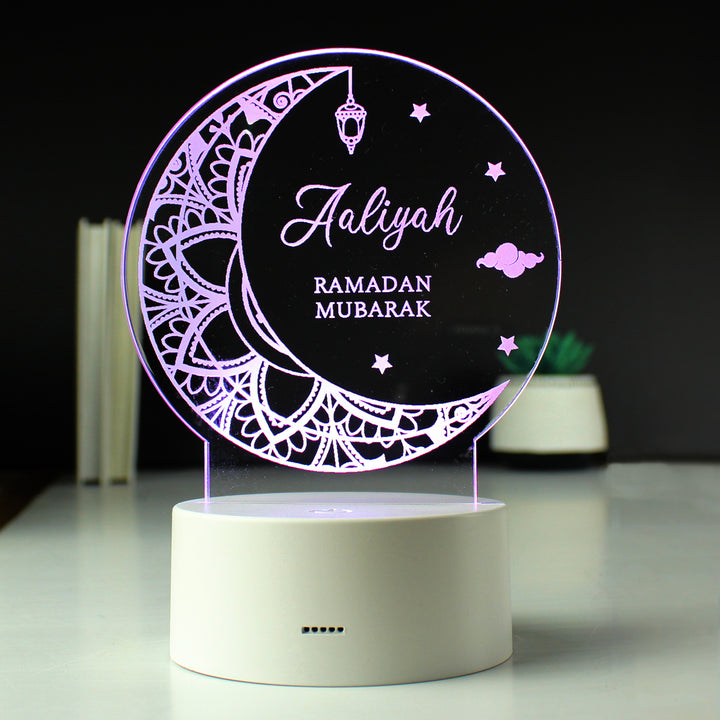 Buy Personalised Eid and Ramadan LED Light available now at www.giftsfinder.co.uk