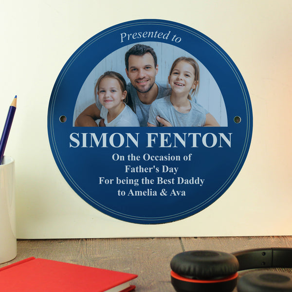 Buy Personalised Photo Upload Heritage Plaque - Father's Day gift at www.giftsfinder.co.uk