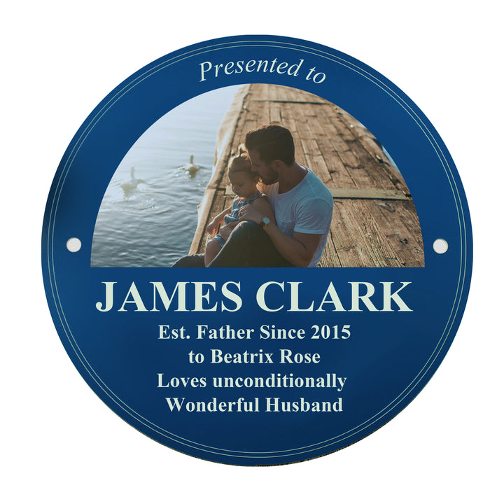 Buy Personalised Photo Upload Heritage Plaque - Father's Day gift at www.giftsfinder.co.uk