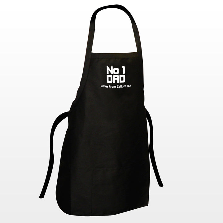 Buy Personalised No1 Dad Apron at www.giftsfinder.co.uk