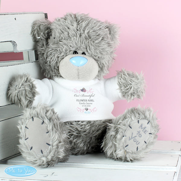 Buy Personalised Me To You Bear for Bridesmaid and Flowergirl available now at www.giftsfinder.co.uk