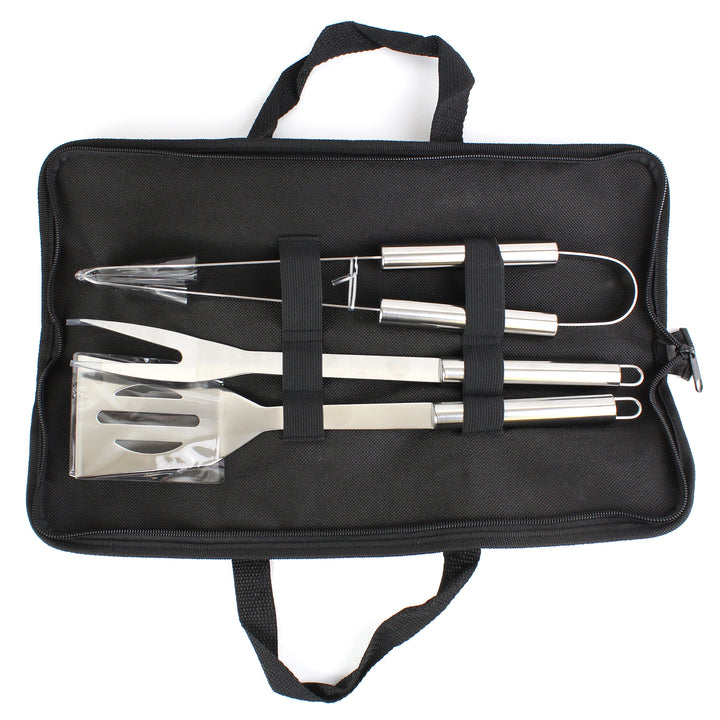 Buy Personalised Stamp Stainless Steel BBQ Kit at www.giftsfinder.co.uk