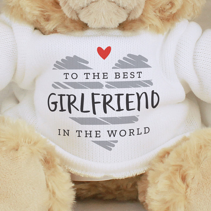 Personalised Scribble Heart Teddy Bear in gift category Plush