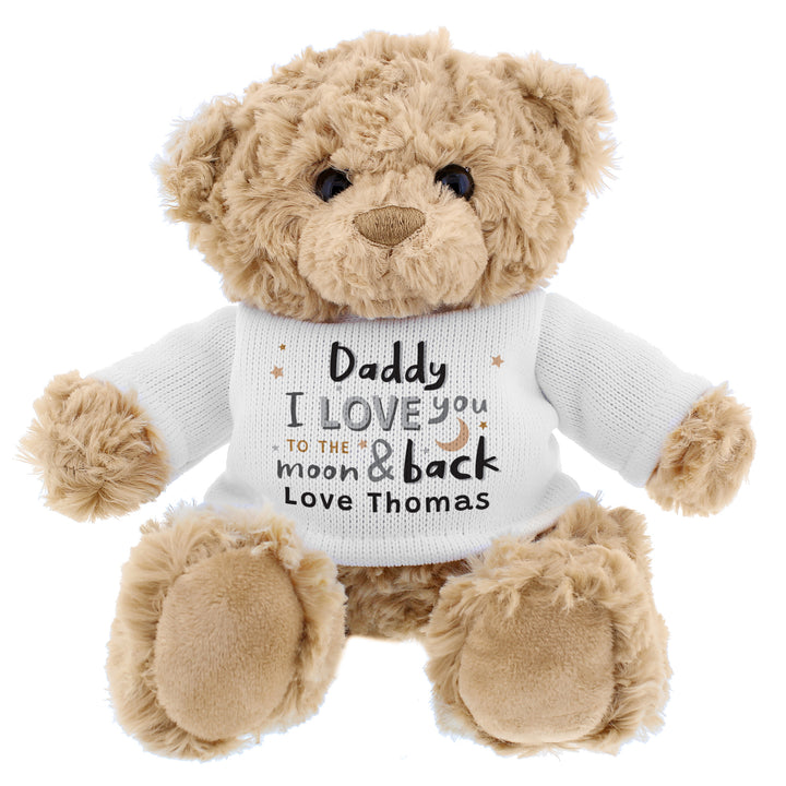 Personalised To The Moon And Back Teddy Bear - part of the Gifts Finder Personalised Teddy Bears collection