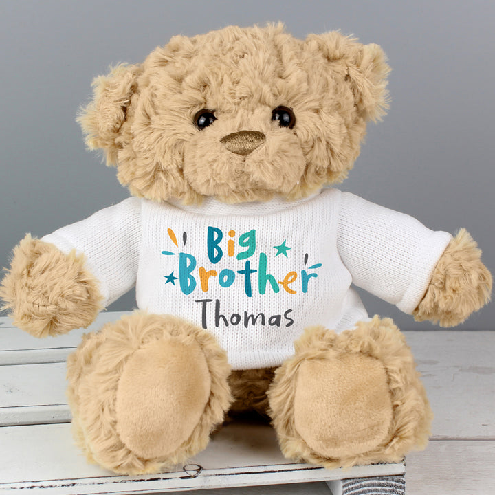 Buy Personalised Big Brother Teddy Bear available now at www.giftsfinder.co.uk