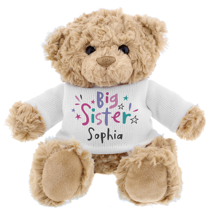 Buy Personalised Big Sister Teddy Bear available now at www.giftsfinder.co.uk