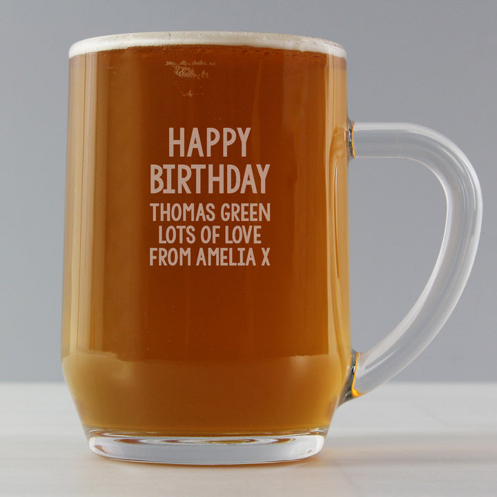 Buy Personalised Free Text Tankard at www.giftsfinder.co.uk