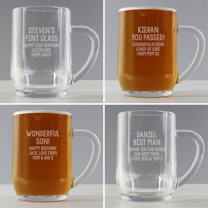 Buy Personalised Free Text Tankard at www.giftsfinder.co.uk