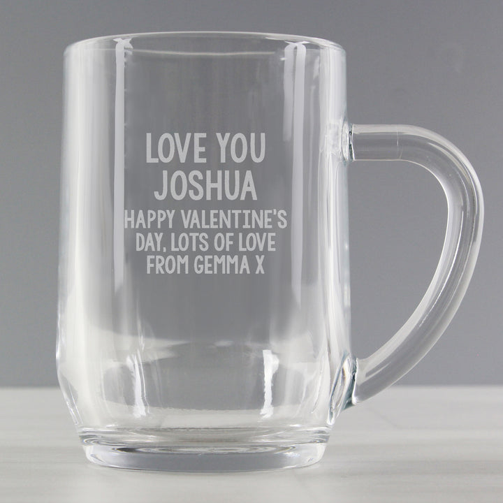 Buy Personalised Free Text Tankard at www.giftsfinder.co.uk