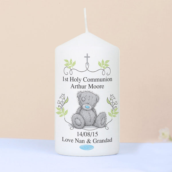 Buy Personalised Me To You Religious Cross Pillar Candle available now at www.giftsfinder.co.uk