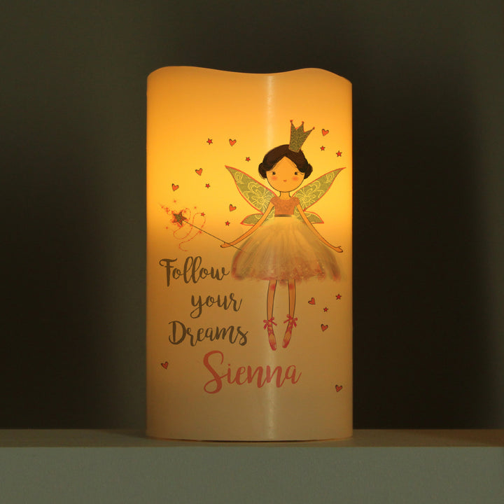 Buy Personalised Fairy Princess Night Light LED  Candle available now at www.giftsfinder.co.uk