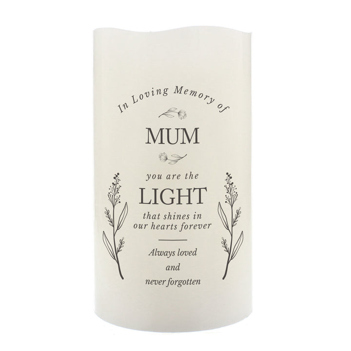 Buy Personalised In Loving Memory LED Candle available now at www.giftsfinder.co.uk