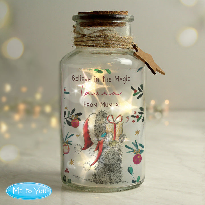 Buy Personalised Me to You Cosy Winter LED Jar available now at www.giftsfinder.co.uk