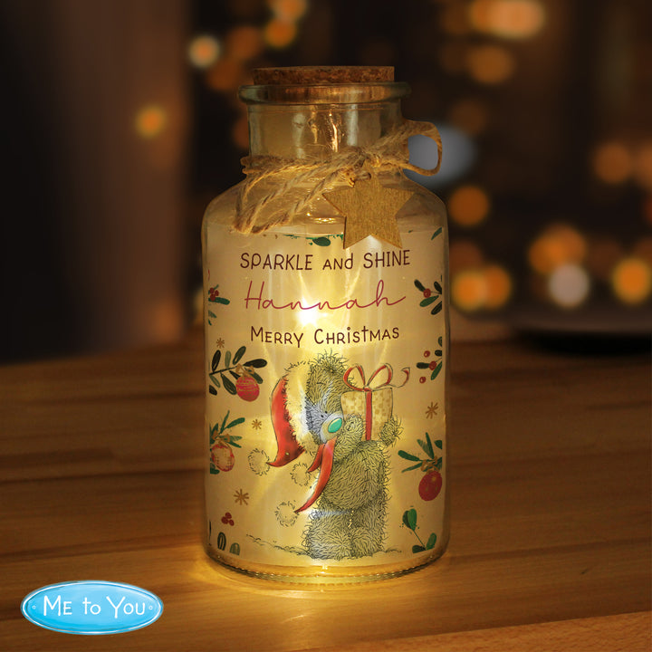 Buy Personalised Me to You Cosy Winter LED Jar available now at www.giftsfinder.co.uk