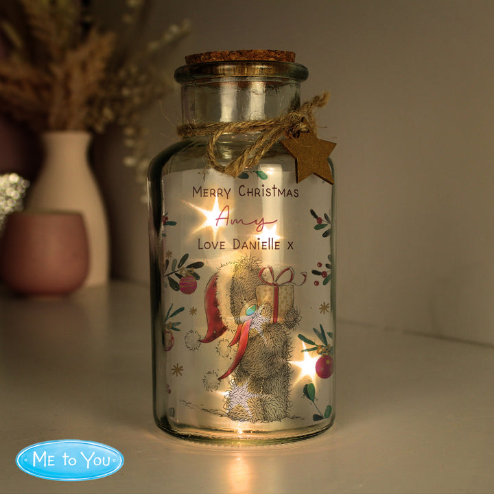 Buy Personalised Me to You Cosy Winter LED Jar available now at www.giftsfinder.co.uk