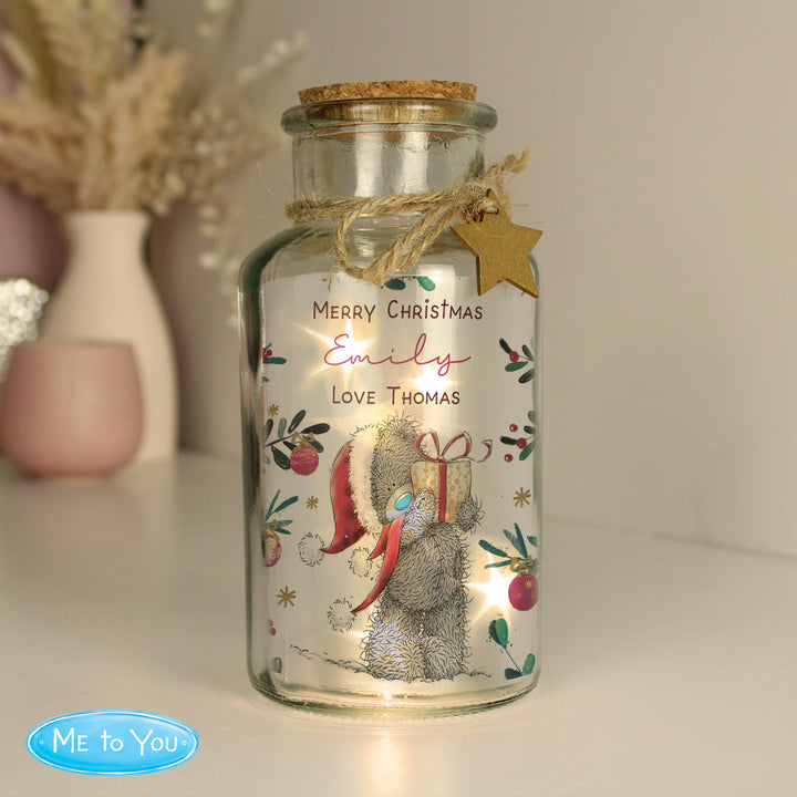 Buy Personalised Me to You Cosy Winter LED Jar available now at www.giftsfinder.co.uk