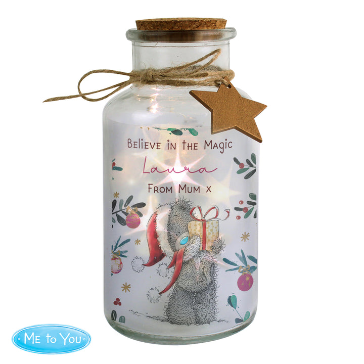 Buy Personalised Me to You Cosy Winter LED Jar available now at www.giftsfinder.co.uk