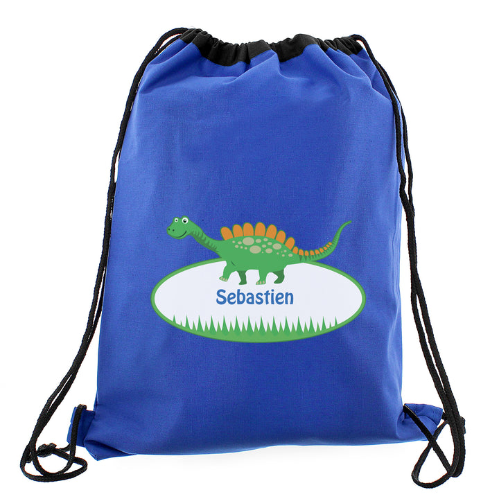 Buy Personalised Dinosaur Kit Bag available now at www.giftsfinder.co.uk