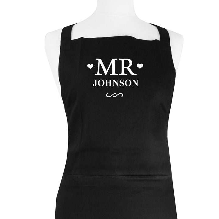 Buy Personalised Mr Apron at www.giftsfinder.co.uk