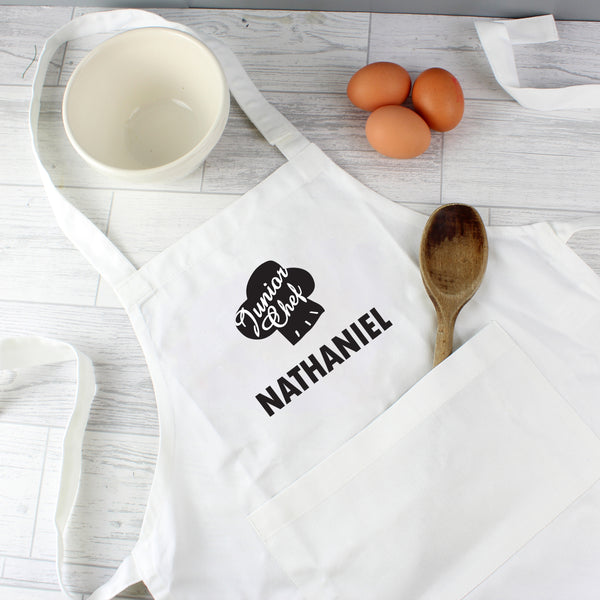 Buy Personalised Junior Chef Children's Apron available now at www.giftsfinder.co.uk