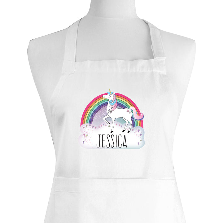 Buy Personalised Unicorn Children's Apron at www.giftsfinder.co.uk