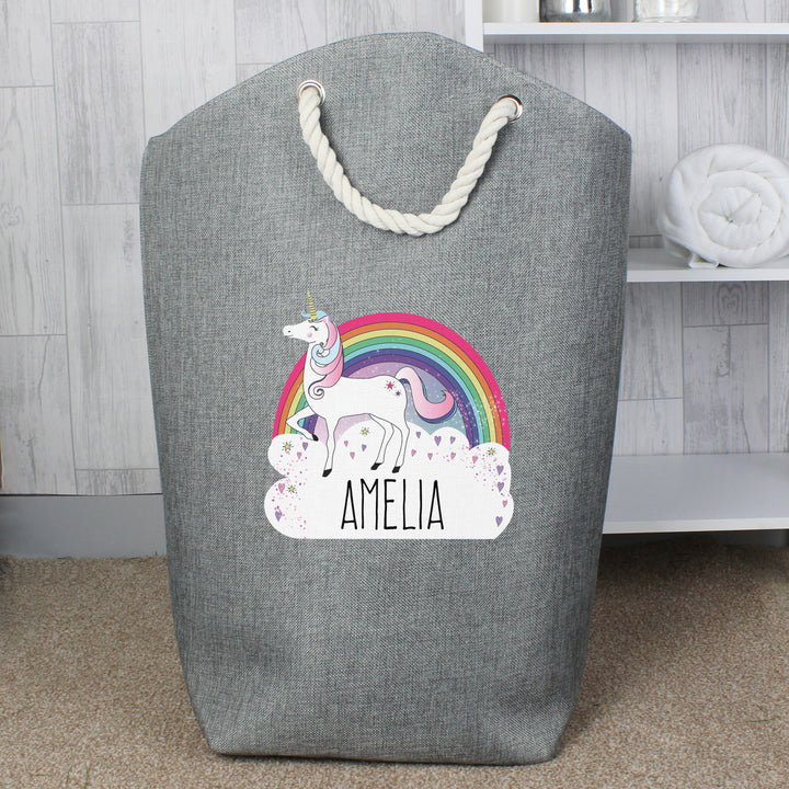 Buy Personalised Unicorn Storage Bag at www.giftsfinder.co.uk